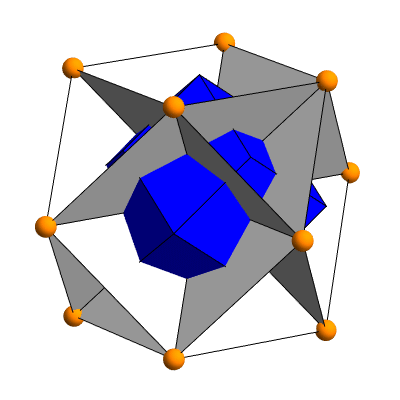 A_3 lattice Voronoi and Delaunay cells