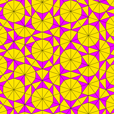 Tuebingen triangular tiling from A_4