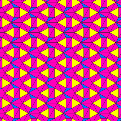 Tuebingen triangular tiling from A_5