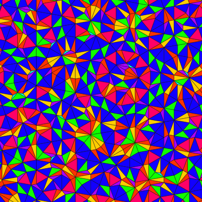 Tuebingen triangular tiling from A_8