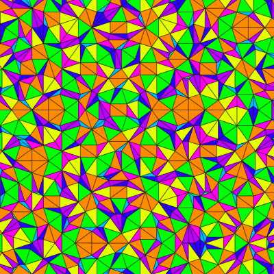 Tuebingen triangular tiling from A_9