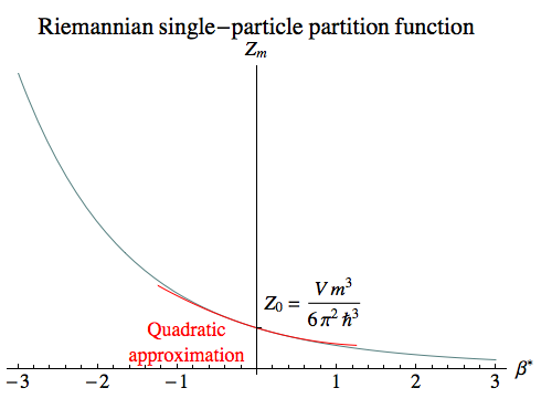 Riemannian partition function