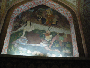 Fresco in Chehel Sotun Palace, Esfahan