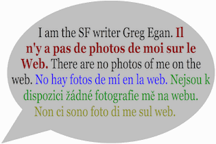 Photo of Greg Egan, science fiction writer